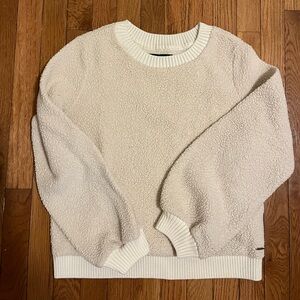 Abercrombie & Fitch Sherpa Crewneck Sweatshirt